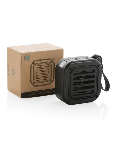 Speaker wireless 3W solare Sunwave in plastica riciclata RCS Speaker wireless 3W solare Sunwave in plastica riciclata RCS
